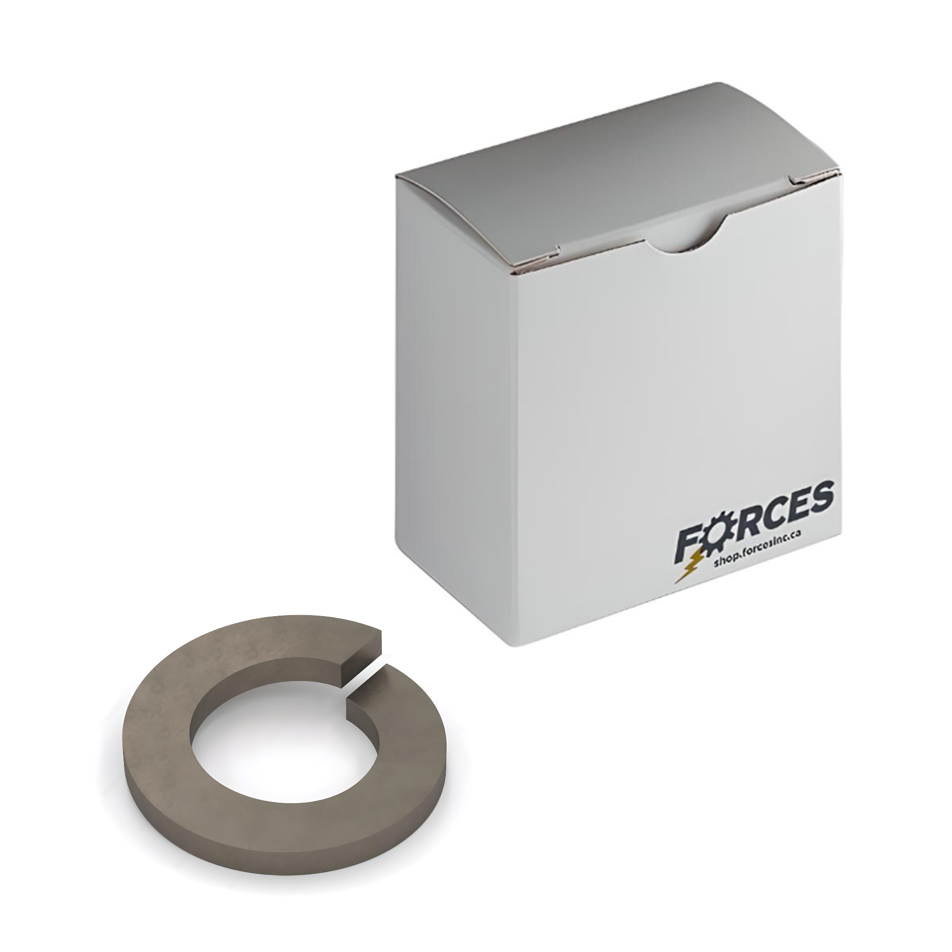 Regular Spring Lock Washer #4 - Plain Steel