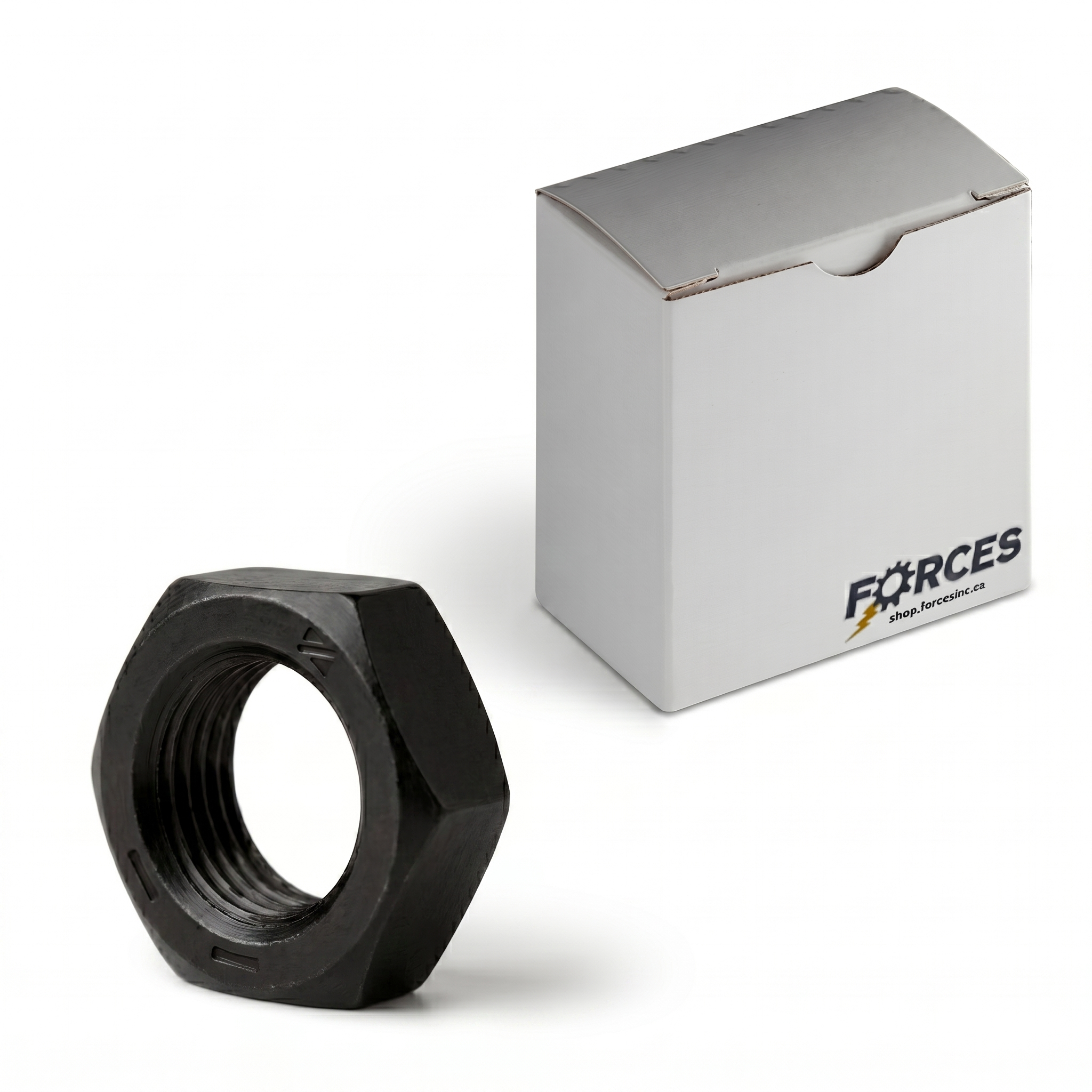 Hex Jam Nut 2"-12 - Plain Steel Grade 8