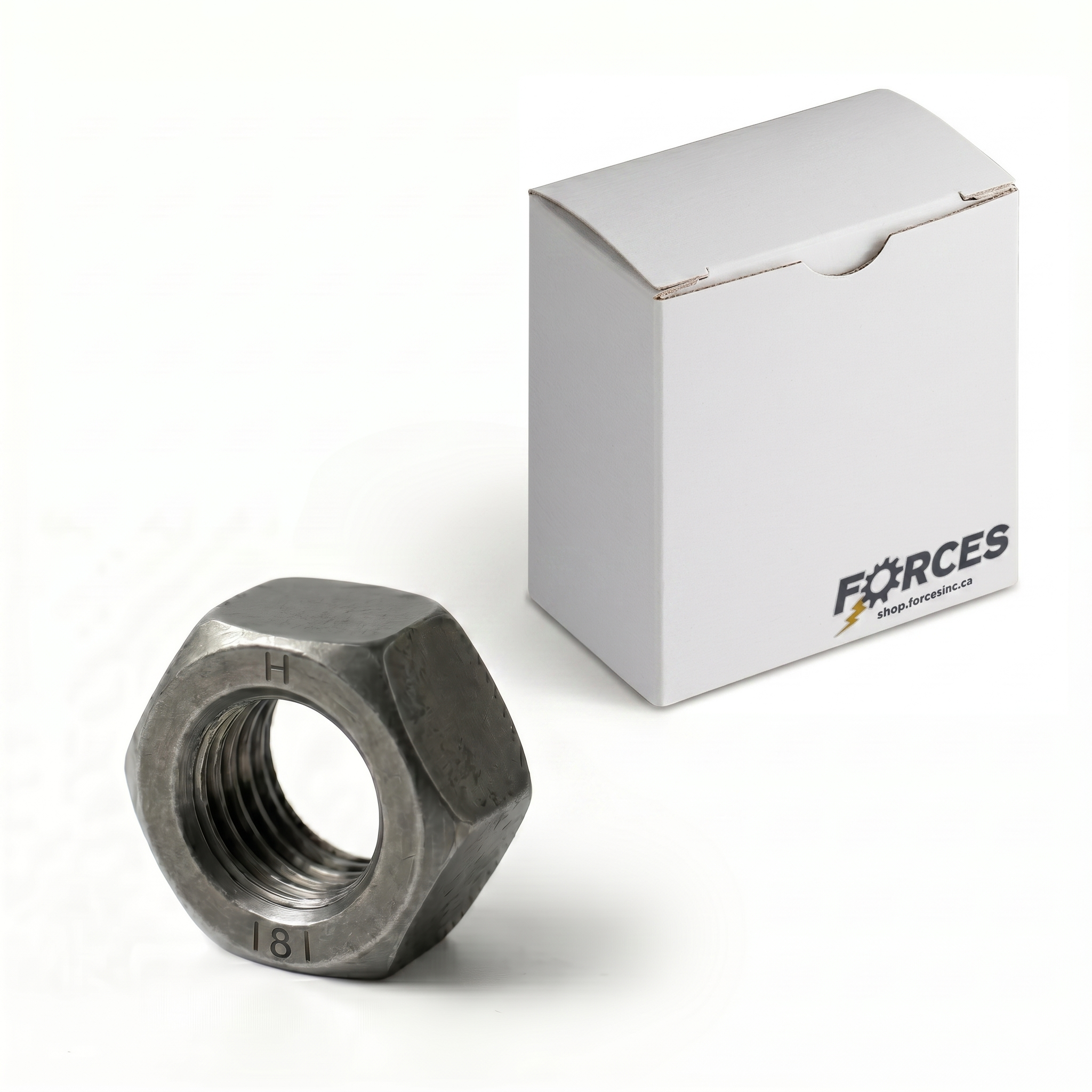 DIN 934 Hex Nut M14-2.00 - Plain Steel Class 8.8