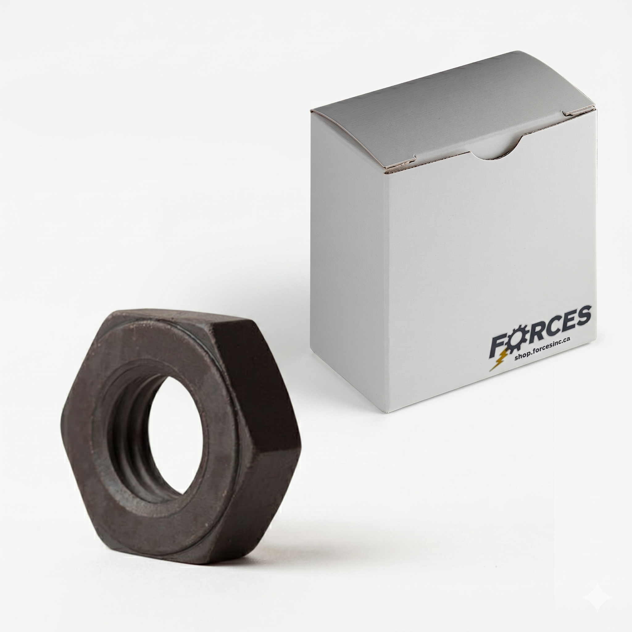 Heavy Hex Jam Nut 2"-4-1/2 - Plain Steel A563 Grade A