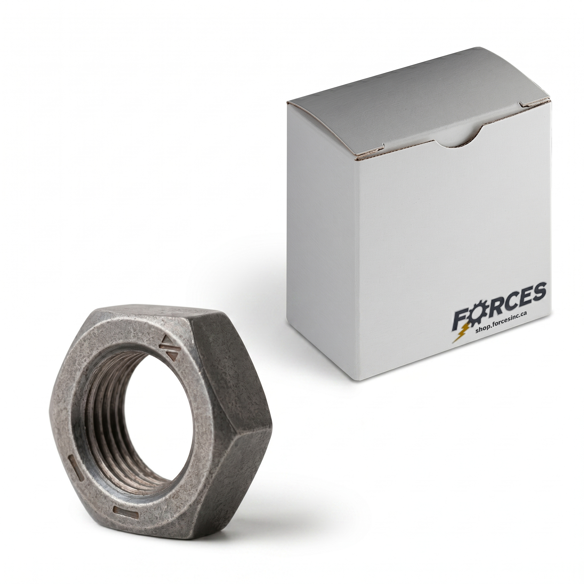 Hex Jam Nut 2"-12 - Plain Steel Grade 5