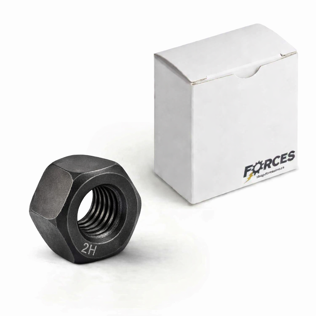 Heavy Hex Nut 1-7/8"-5 - Plain Steel A194 Grade 2H