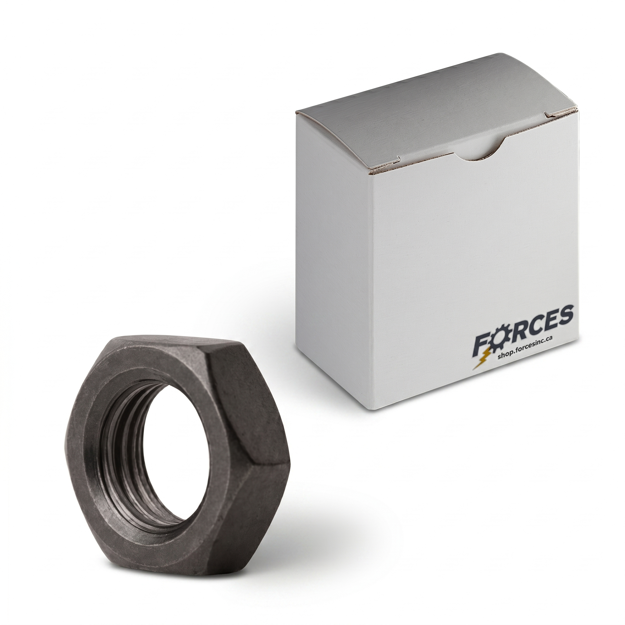 Hex Jam Nut 1-1/2"-12 - Plain Steel A563 Grade A