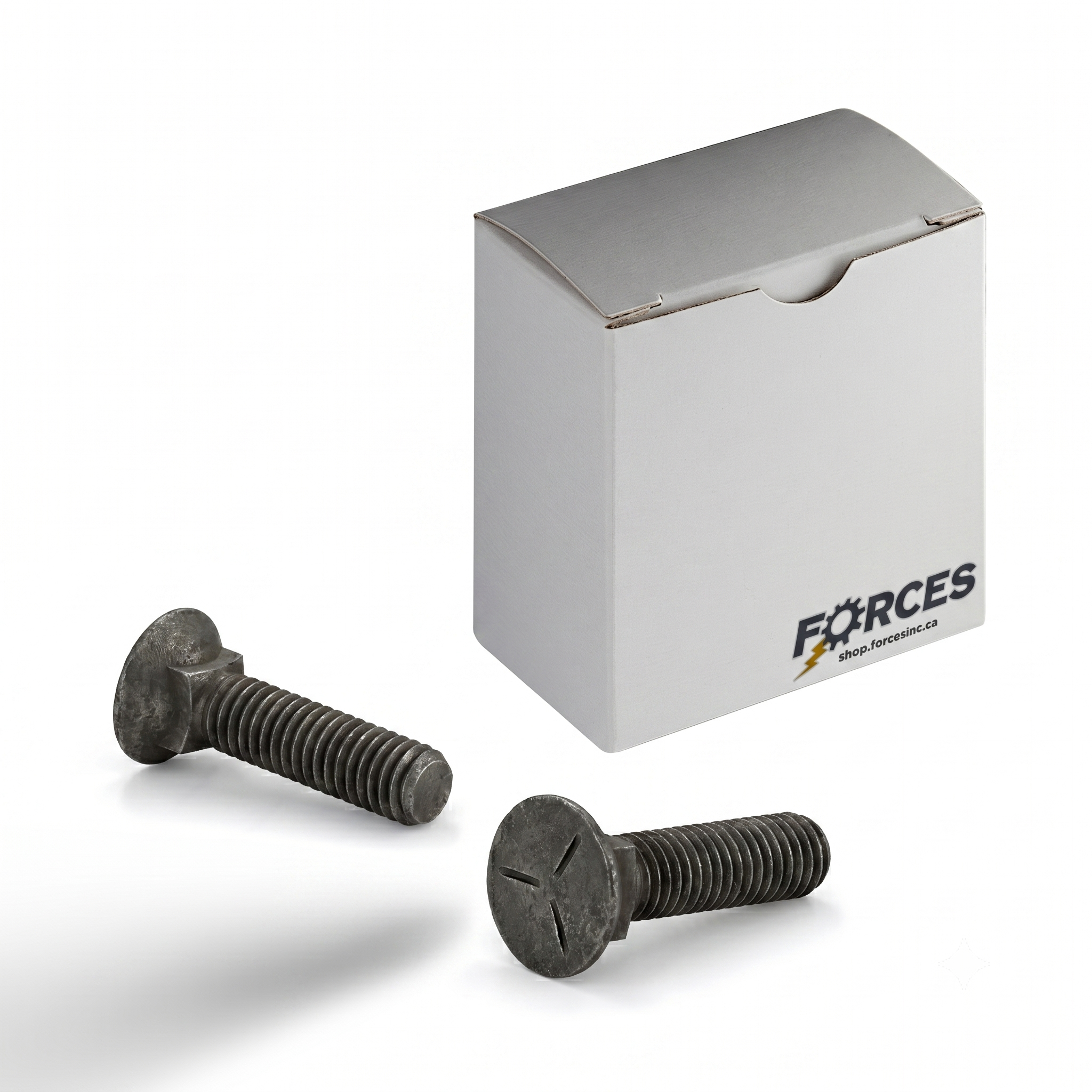 Plow Bolt 1/2"-13 x 1-1/4" - Plain Steel Grade 5