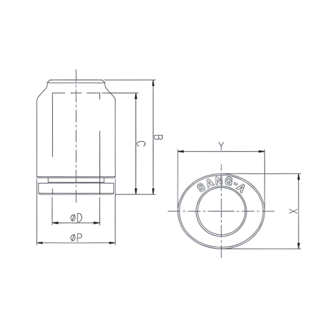Push to Connect Tube Cap 3/8"
