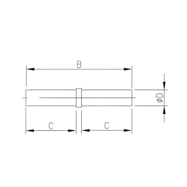 Push in to Connect Tube Splicer 3/8"