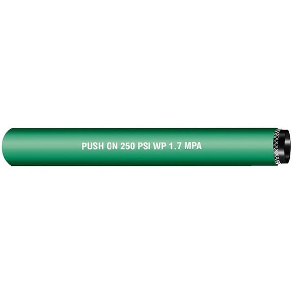Premium GP Push-On Hose 3/8" I.D. 250 PSI - Green Neoprene