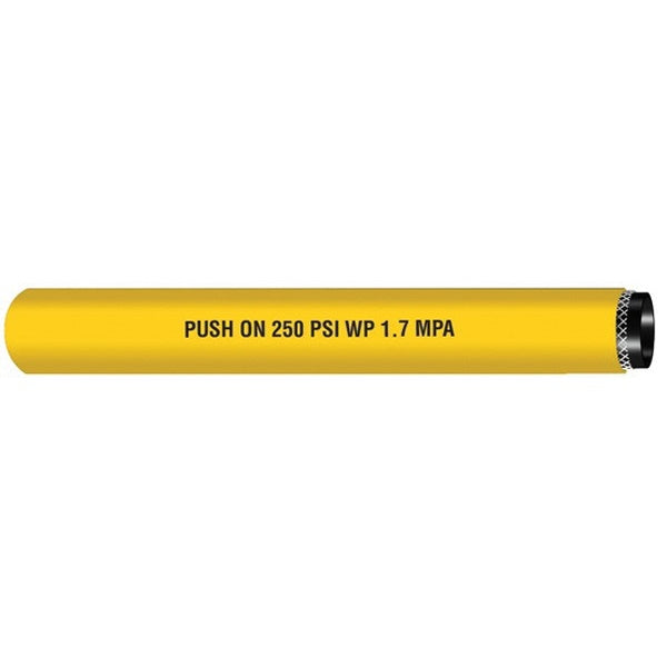 Premium GP Push-On Hose 3/8" I.D. 250 PSI - Yellow Neoprene