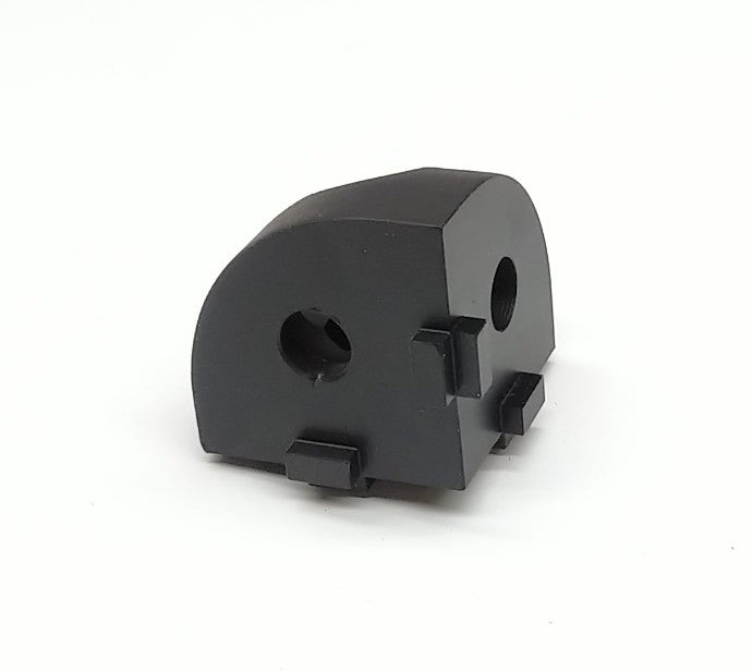 Black Rounded Tri-Corner Aluminum 10 Series w/mounting screws