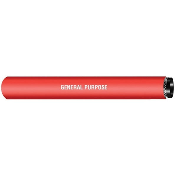 General Purpose Hose 2" I.D. 150 PSI - Red Rubber SBR