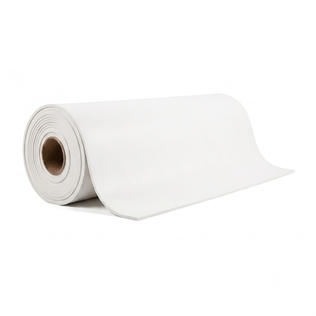 Sheet Rubber 1/16"(THK) - White FDA Nitrile Ruber Shore A 60