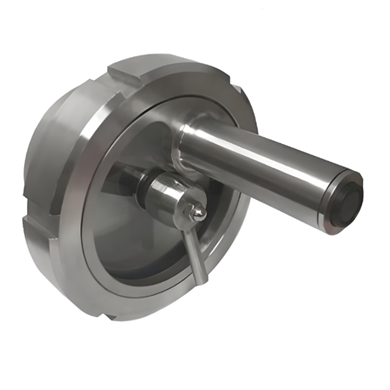 Sanitary Union Sight Glass W/ Lighting And Wiper - SS316