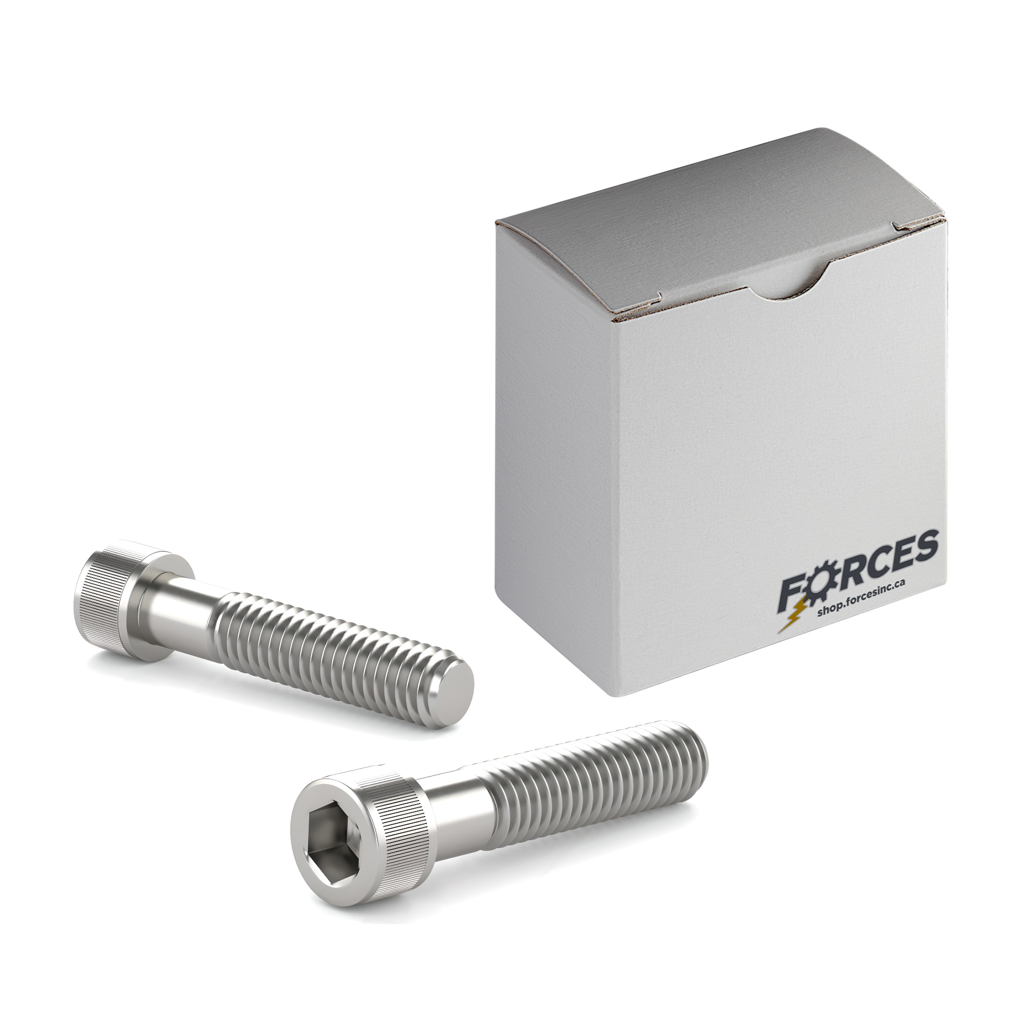 #10-32 x 2-1/2" Socket Head Cap Screw Partial Thread - Stainless Steel 18-8