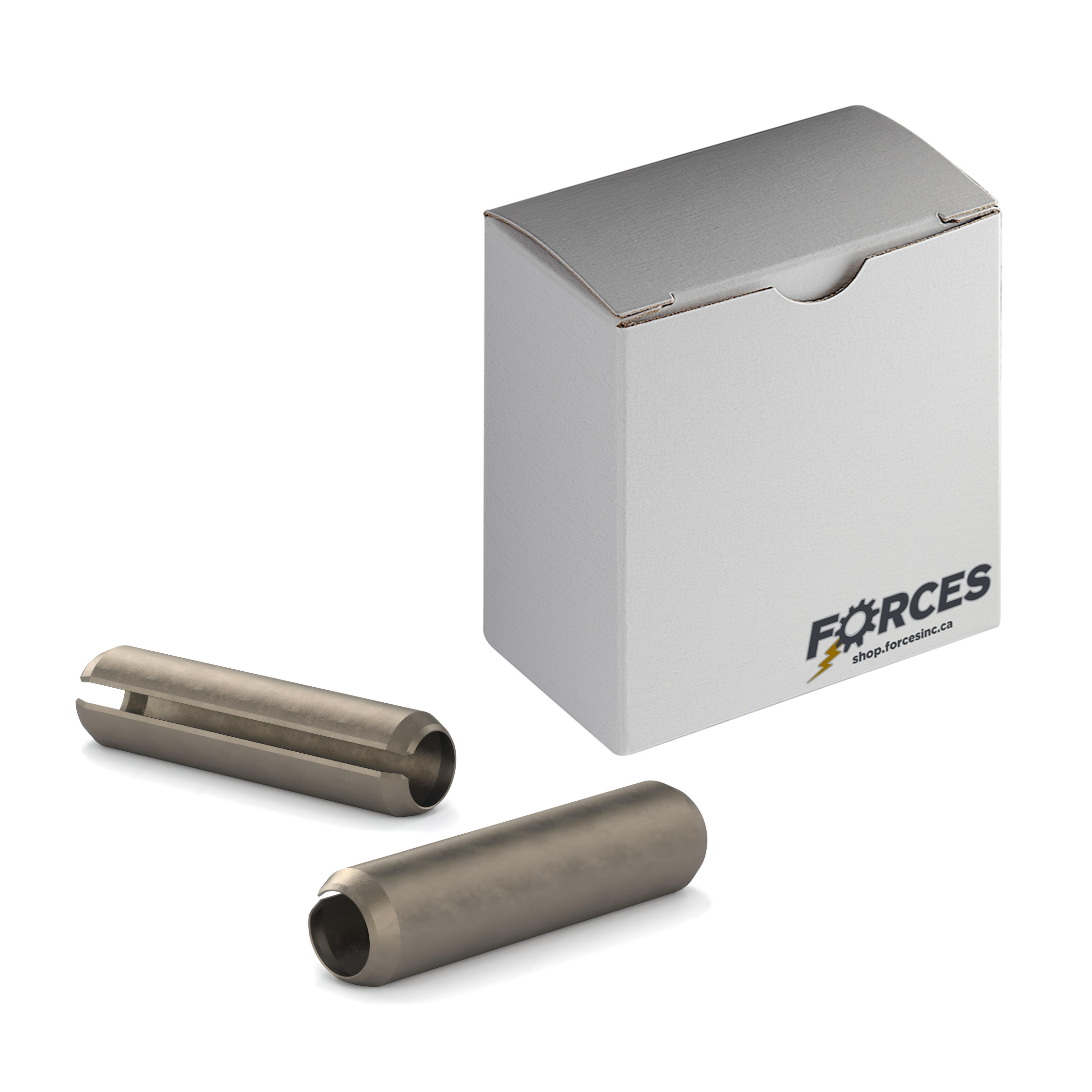 M5 x 10mm DIN 1481 Spring Pin - Plain Steel