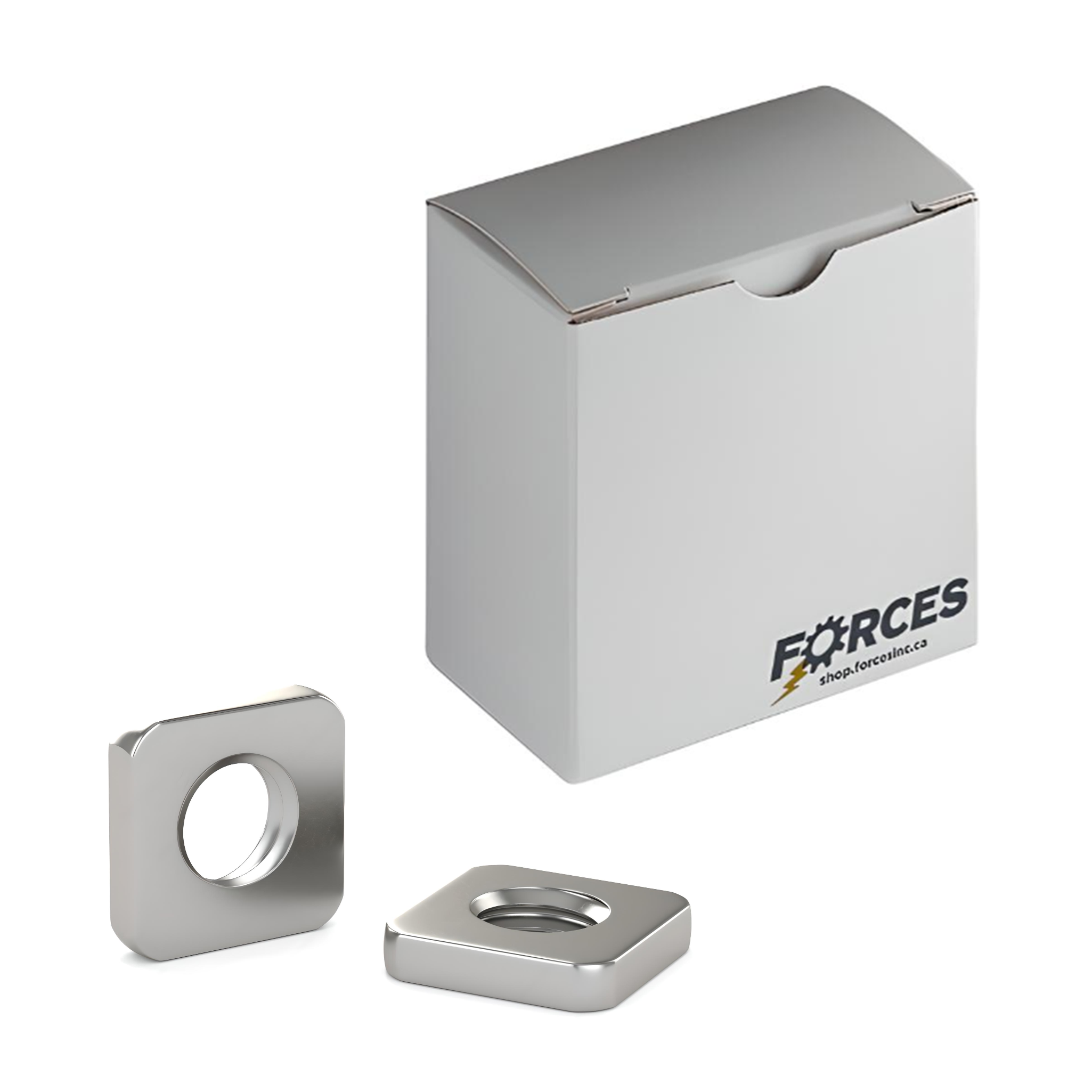 DIN 562 M10-1.5 Square Thin Nut - Stainless Steel A2(18-8)