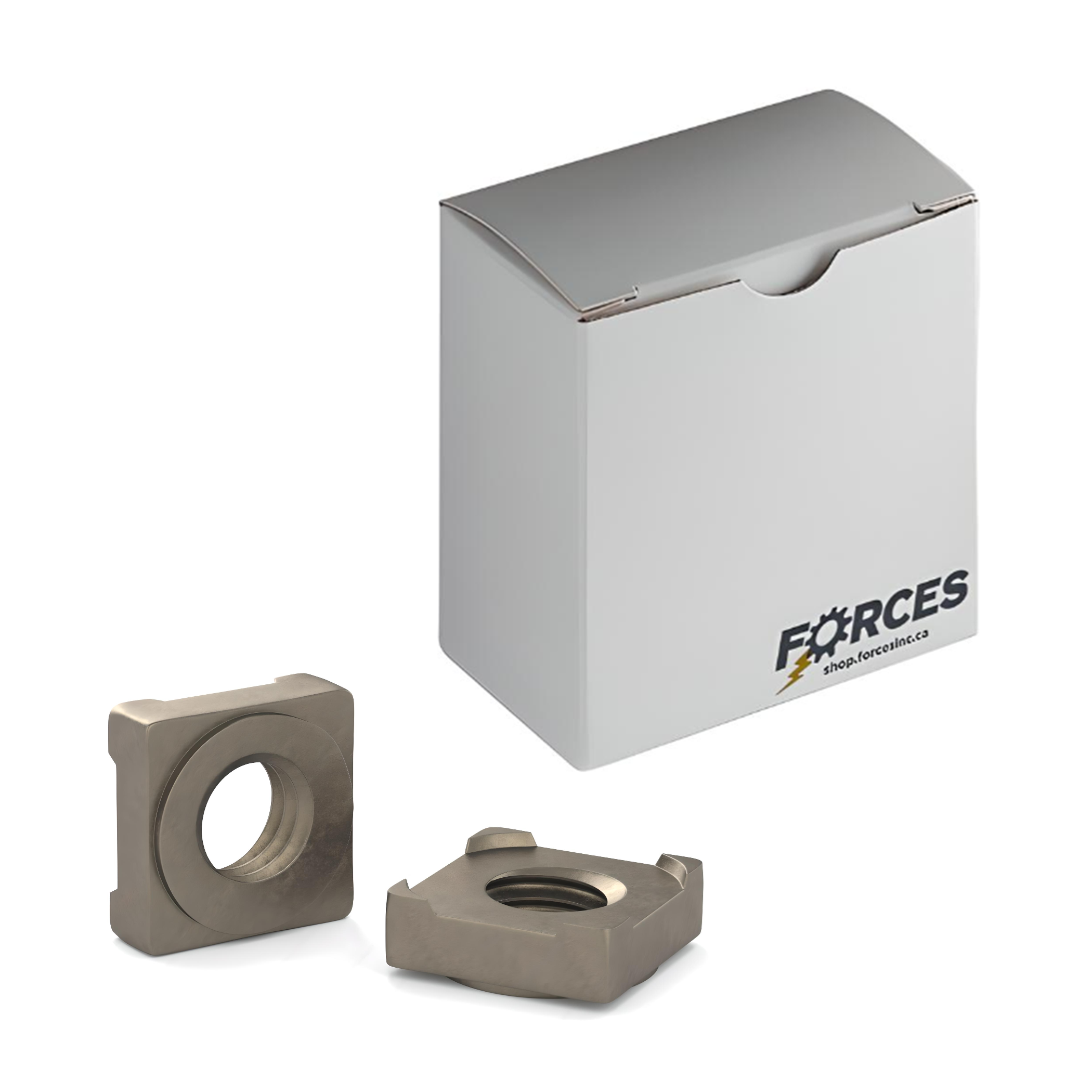 DIN 928 M6-1.0 Square Weld Nut - Plain Steel