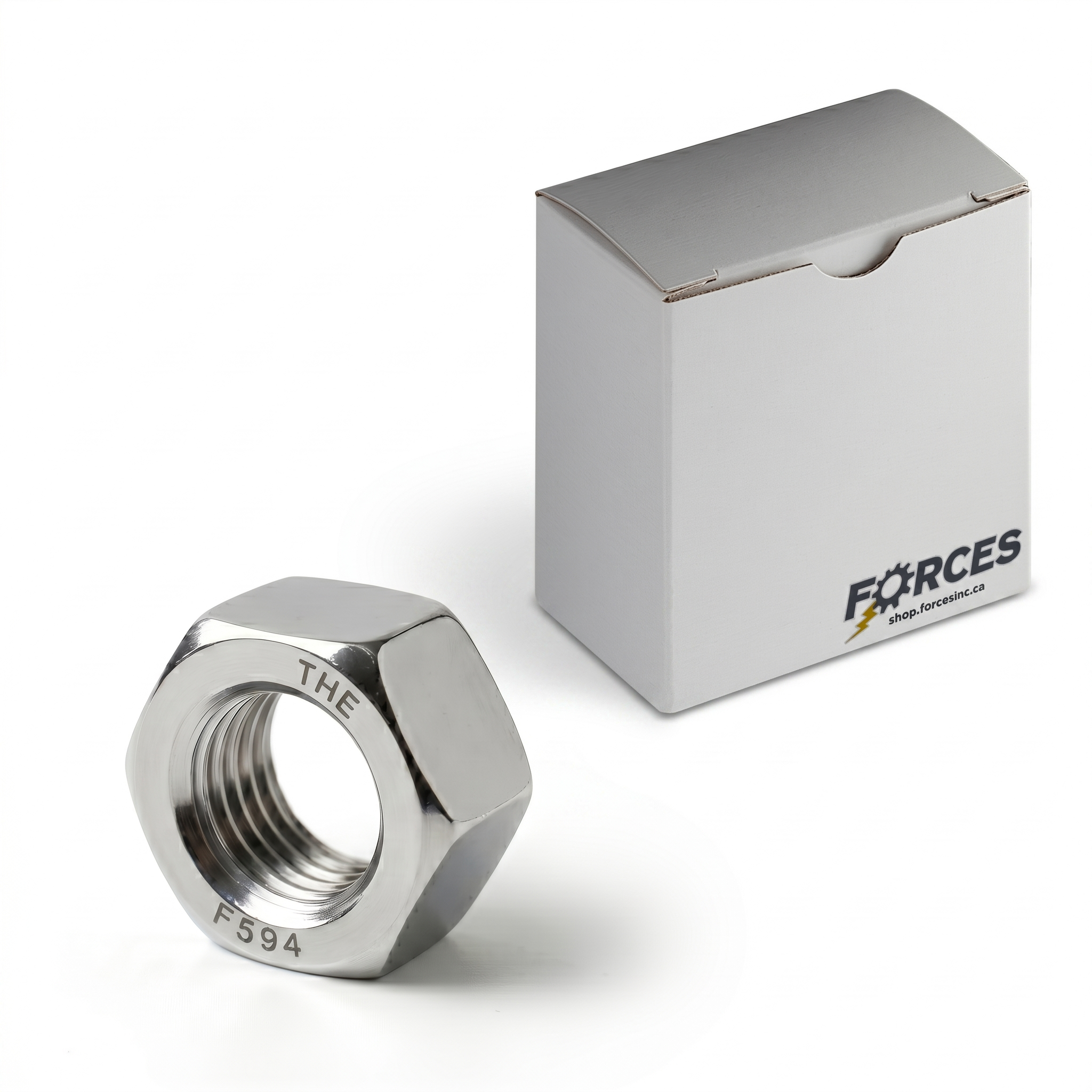 Hex Nut 1/4"-28 - Stainless Steel 18-8 F594