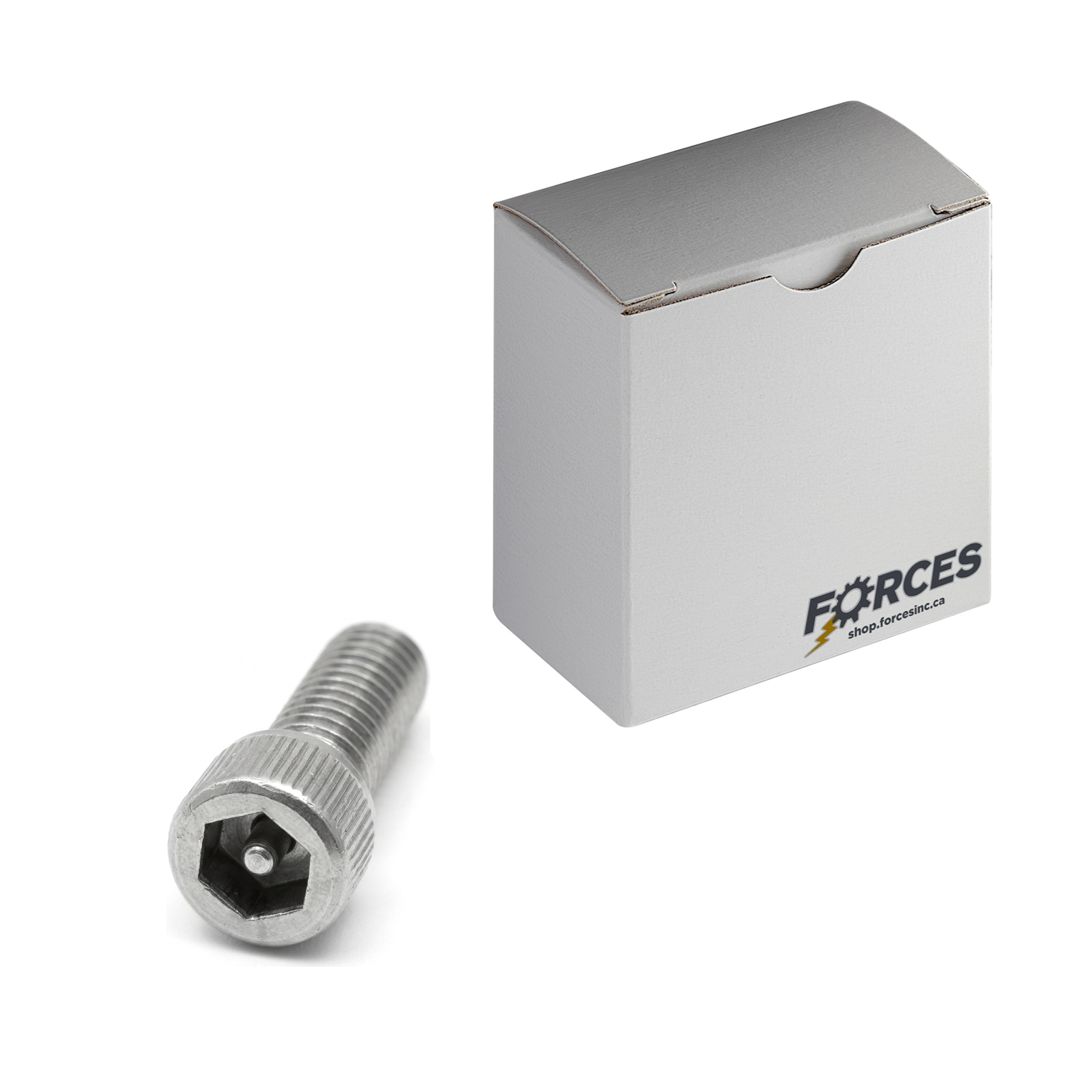 Tamper Resistant Socket Head Cap Screw #4-40 x 1/2" Full thread - Stainless Steel 18-8