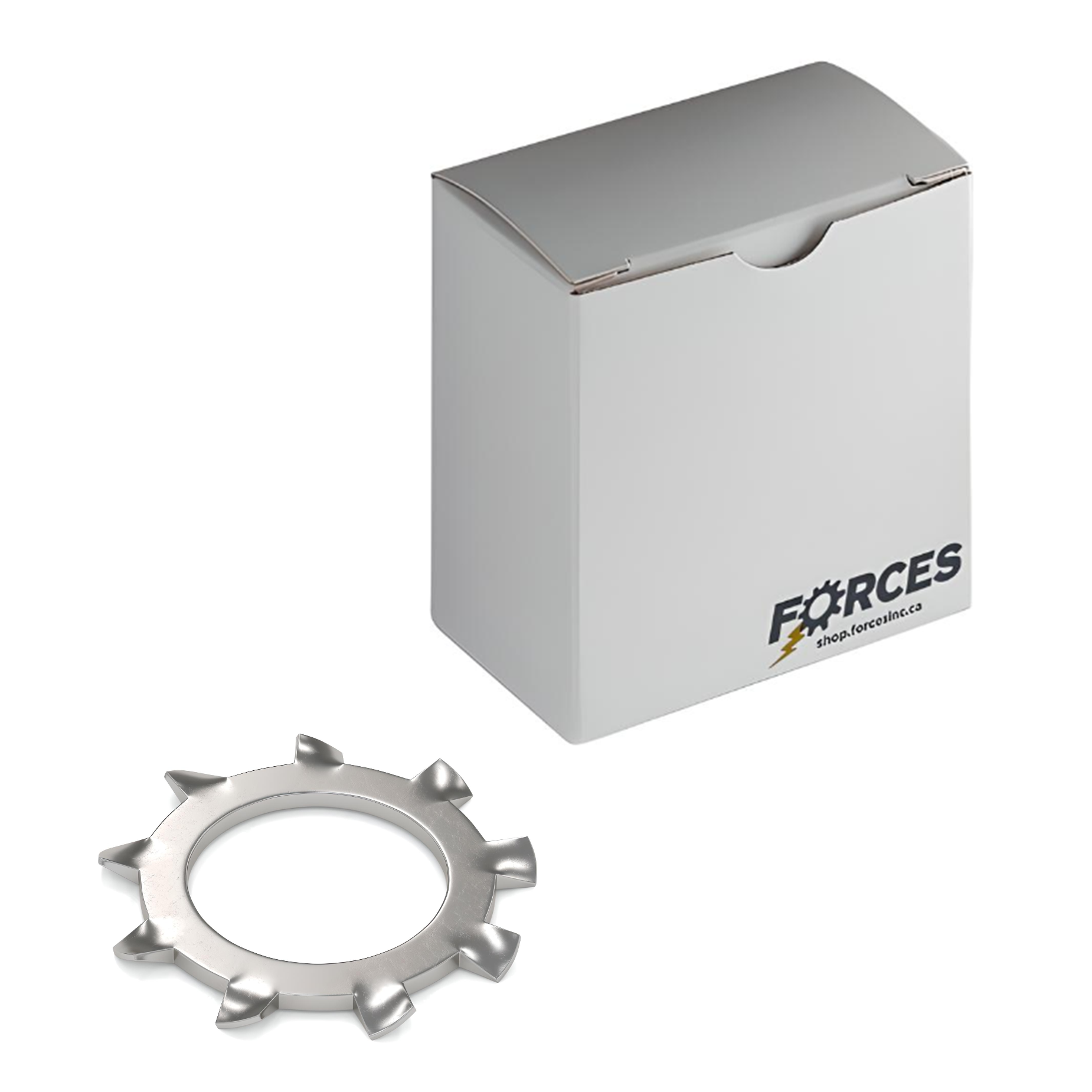 DIN 6797A External Tooth Lock Washer M10 - Stainless Steel A2 (18-8)