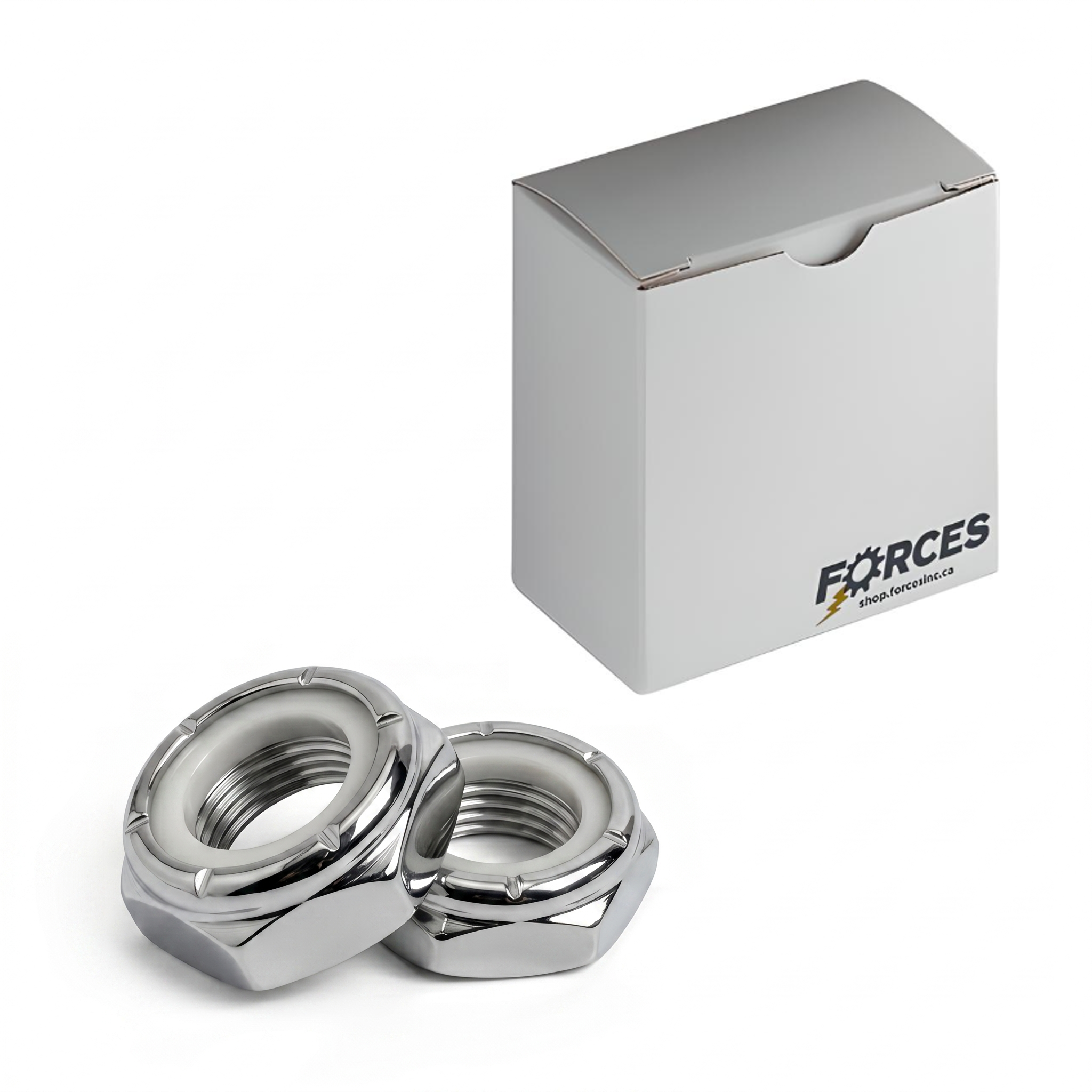 Hex Jam Nylon Insert Locknuts (NTM/NTE) Series #10-32 - Stainless Steel 18-8
