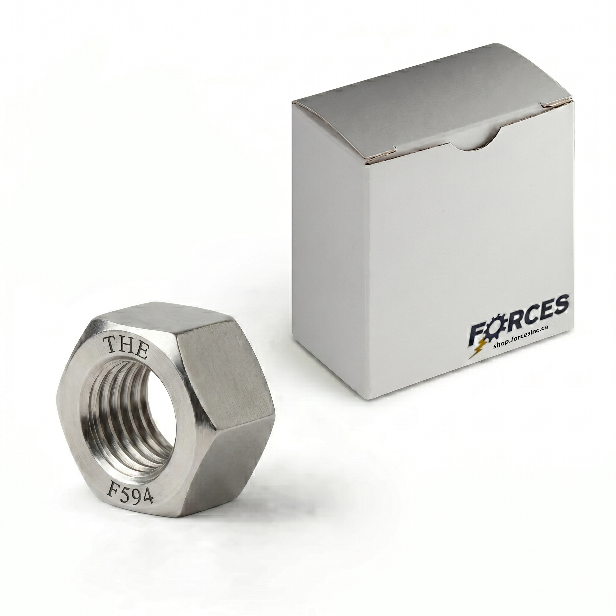 Heavy Hex Nut 1-1/4"-8 - Stainless Steel 18-8 F594