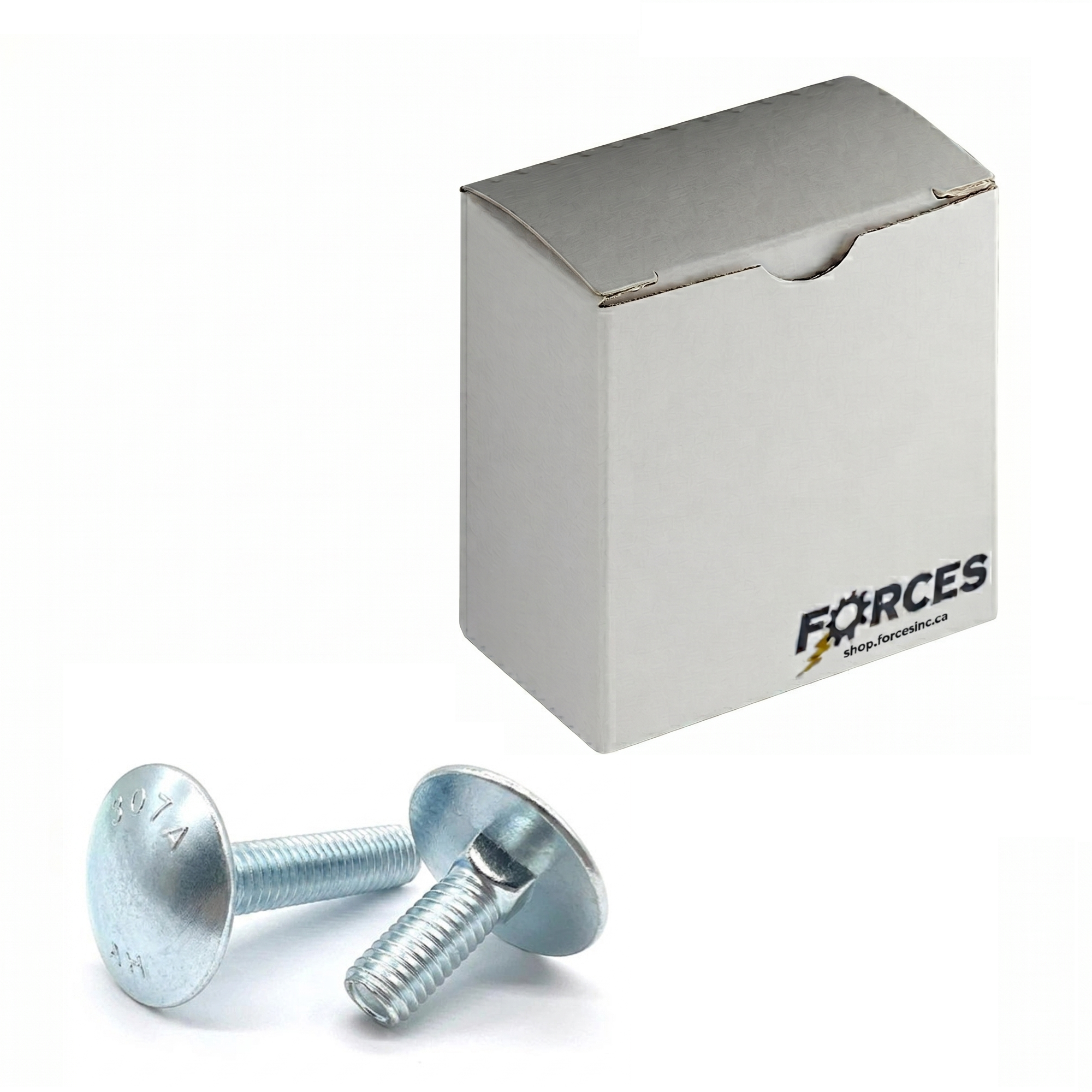 Step Bolt 1/4"-20 x 3/4" - Zinc Plated A307 Grade A