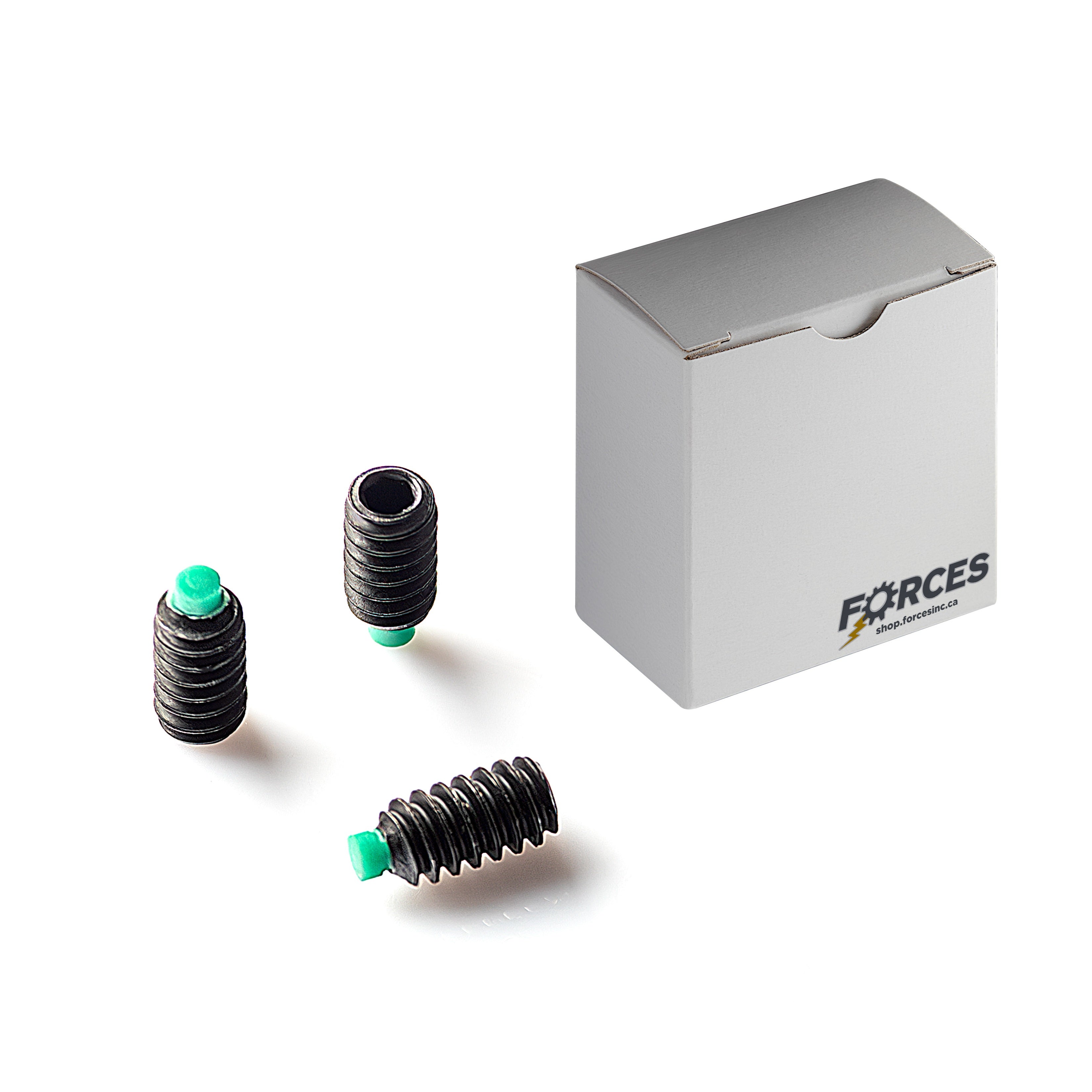 Nylon Tip Set Screw #8-32 x 1/4" Black Oxide