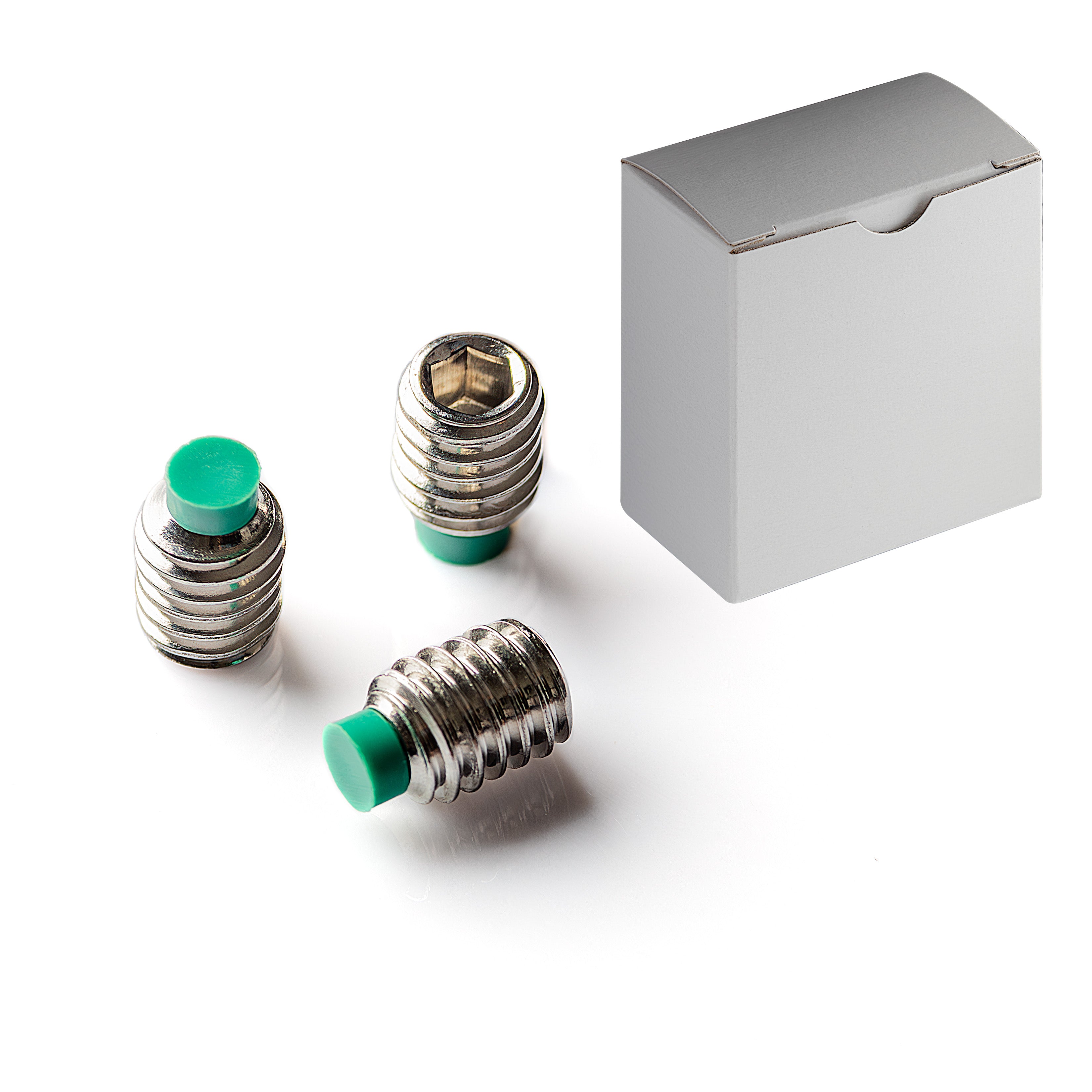 Nylon Tip Set Screw M3-0.5 x 8mm Stainless Steel 18-8