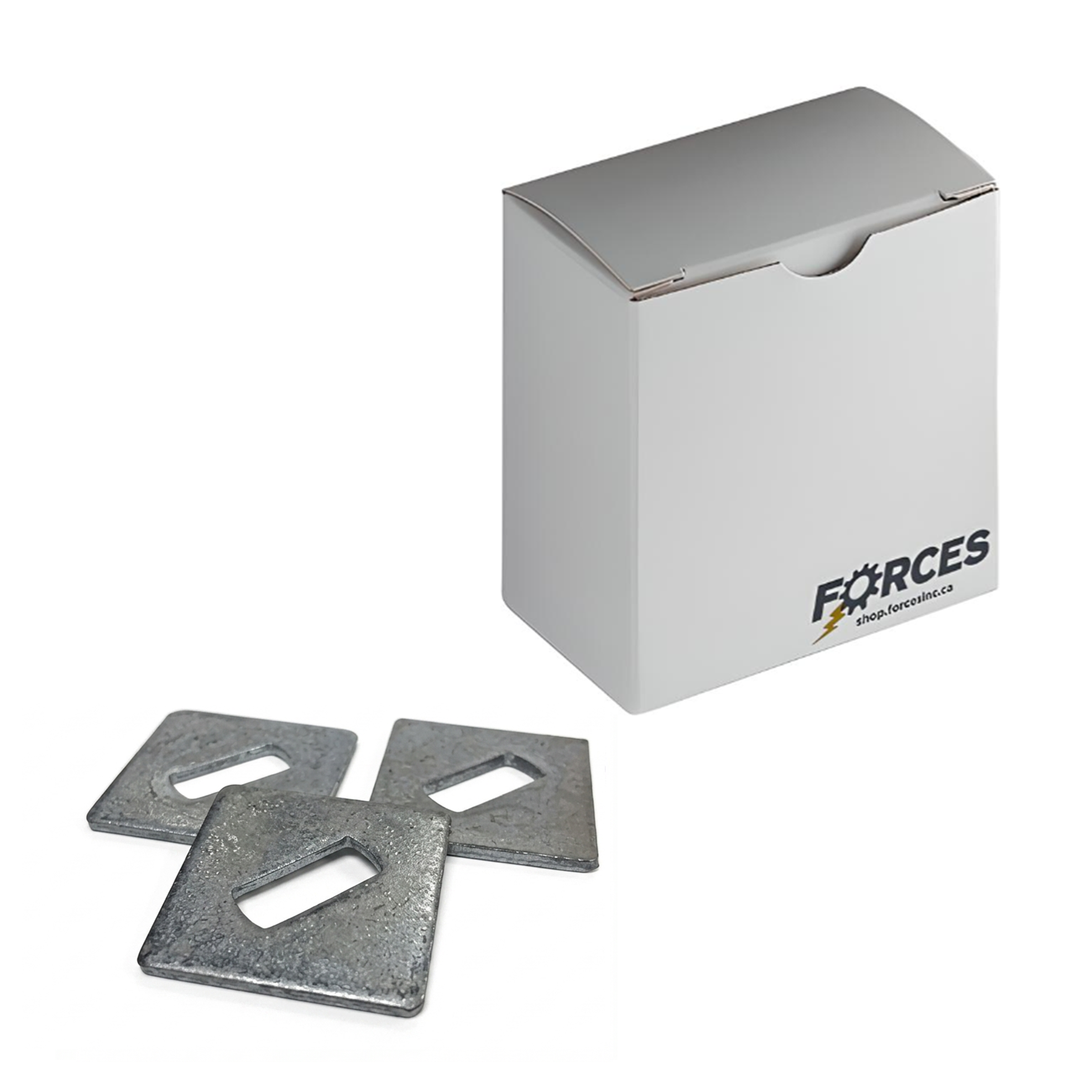 Slotted Square Plate Washer 5/8" - Hot-Dip Galvanized