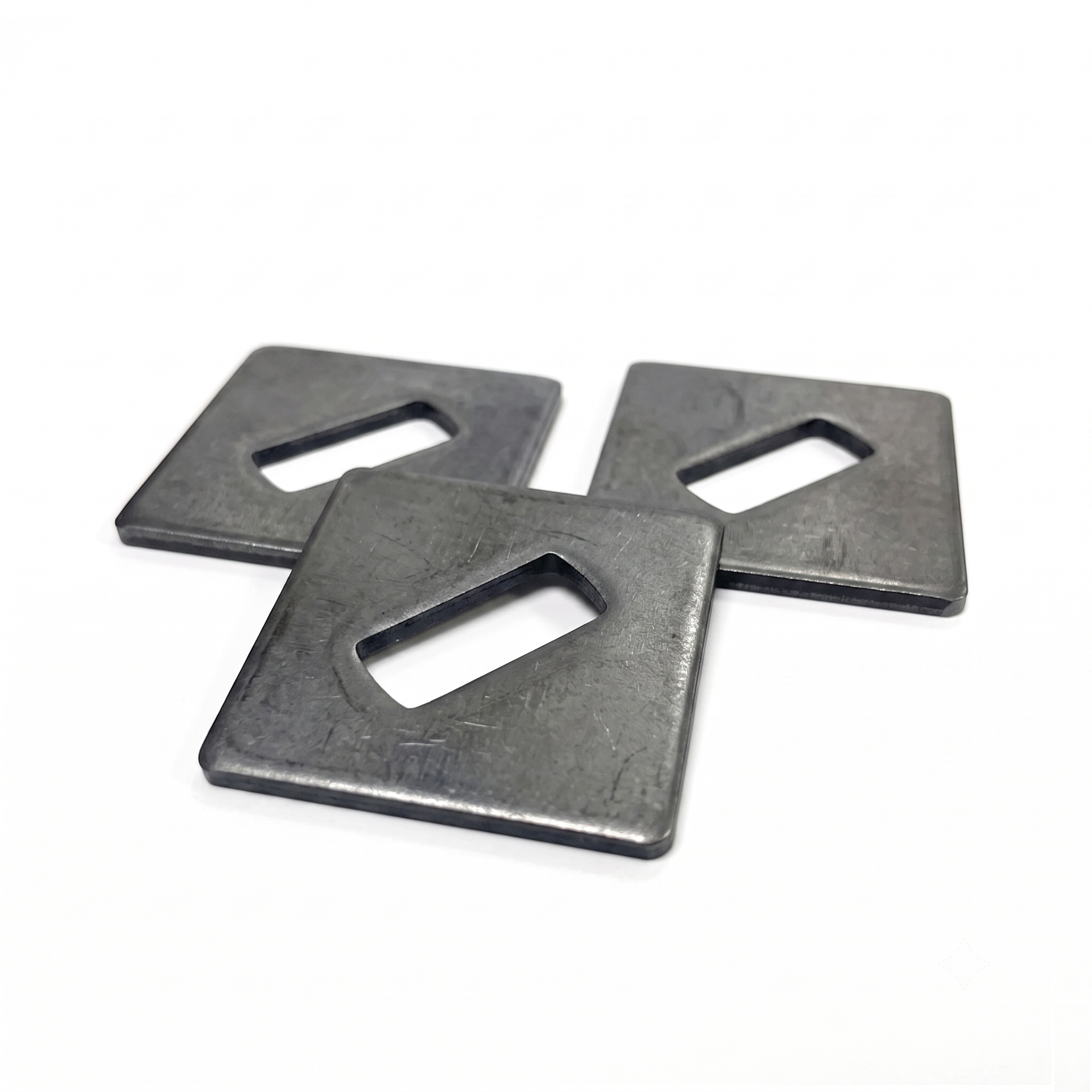 Slotted Square Plate Washer 3/4" - Plain Steel