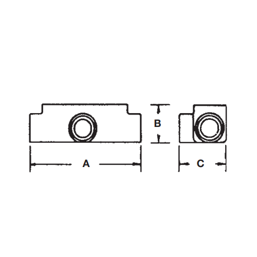 CILRL-3/4 | Iberville® Conduit Body Type LRL 3/4" - Cast Aluminum