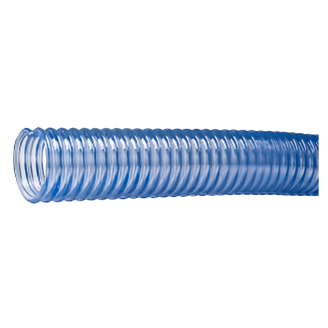 Tigerflex WT Corrugated Suction Hose - Clear PVC