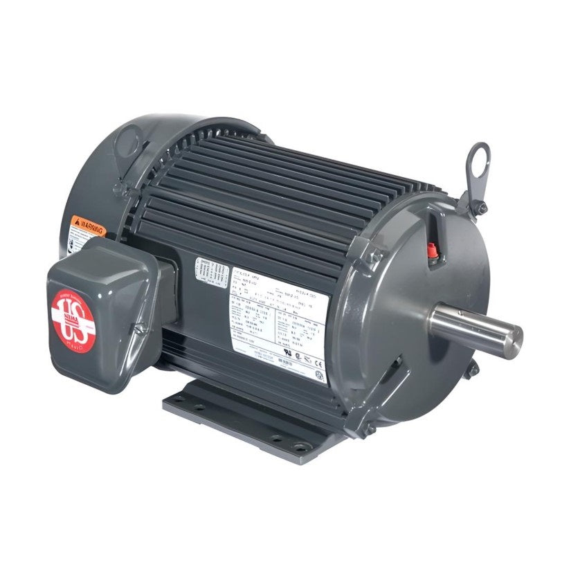 US Motors U10P2D | T-Frame Motor 10HP, 1800RPM, 208-230/460V, Frame 215T, TEFC