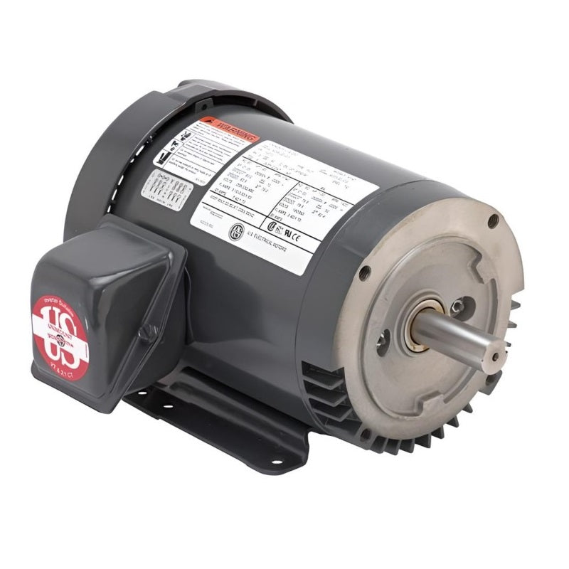 US Motors U1P2DFC | General Purpose Motor 1HP, 1800RPM, 208-230/460V, Frame 56C, TEFC