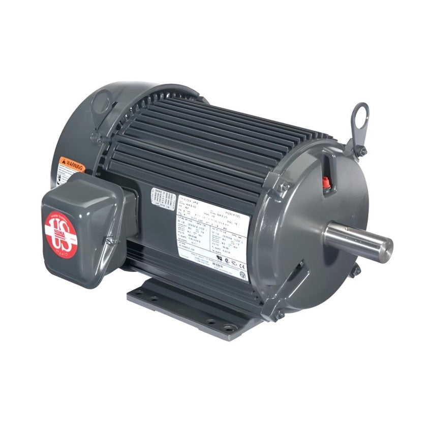 US Motors U3P2G | T-Frame Motor 3HP, 1800RPM, 575V, Frame 182T, TEFC