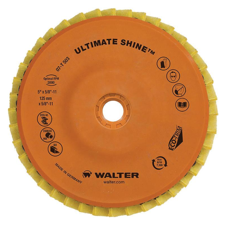 07T453 | ULTIMATE SHINE™ Flap Disc 4-1/2", 5/8"-11 Arbor