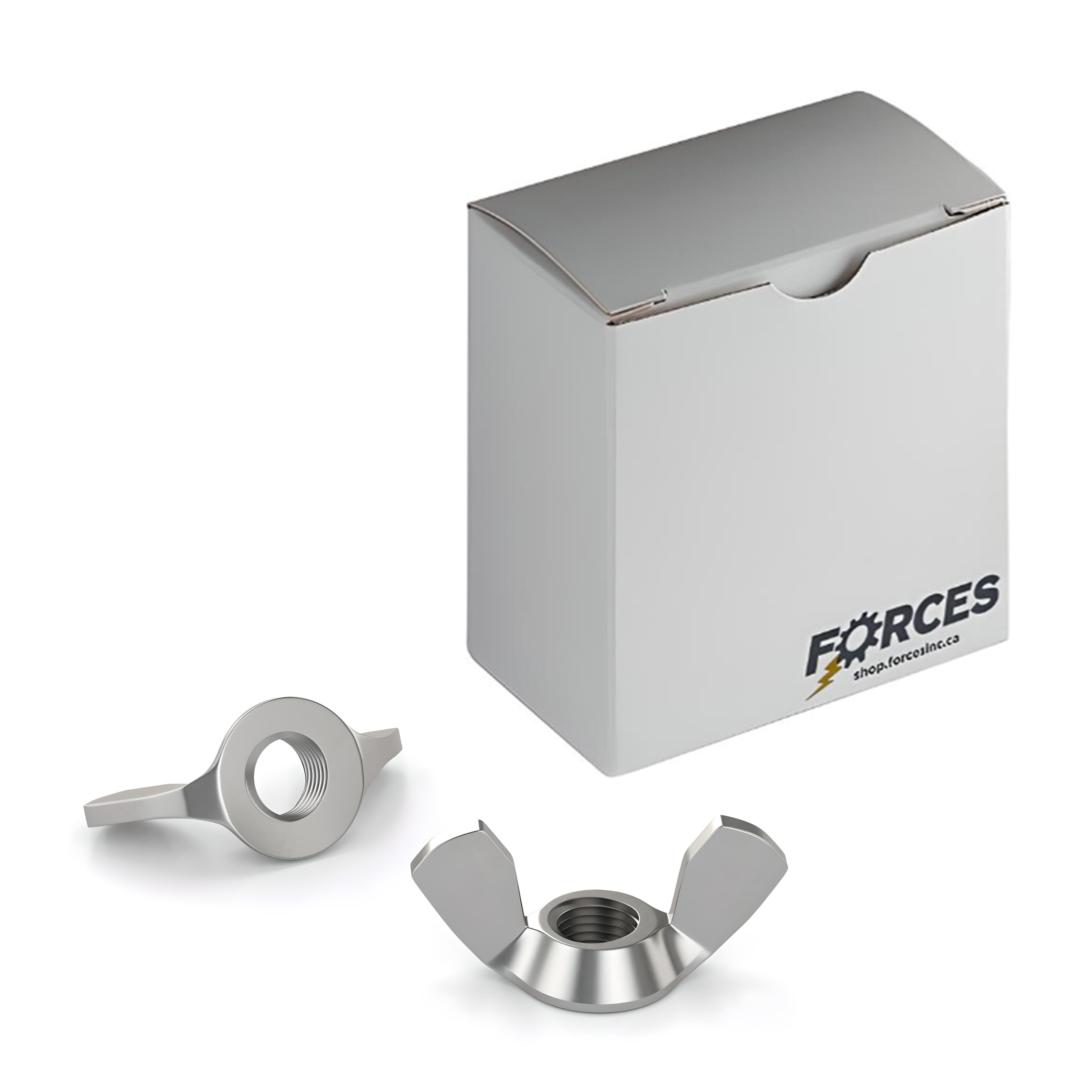 Wing Nut Type A 1/2"-13 - Stainless Steel 18-8