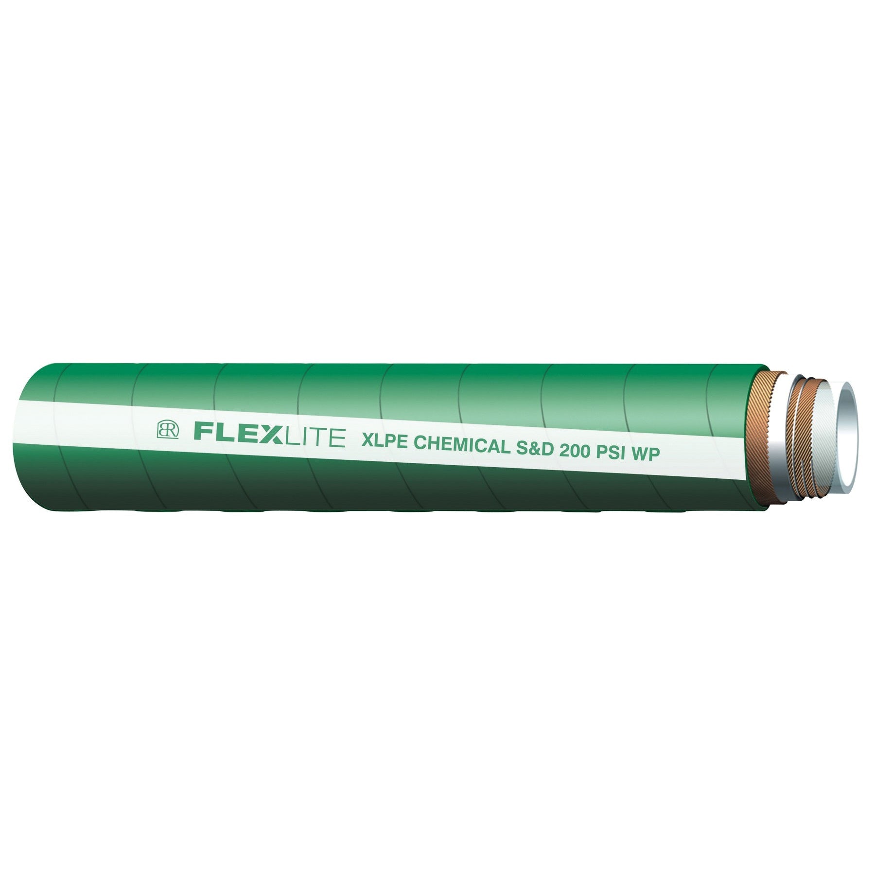 XLPE Chemical Suction Hose - Green XLPE