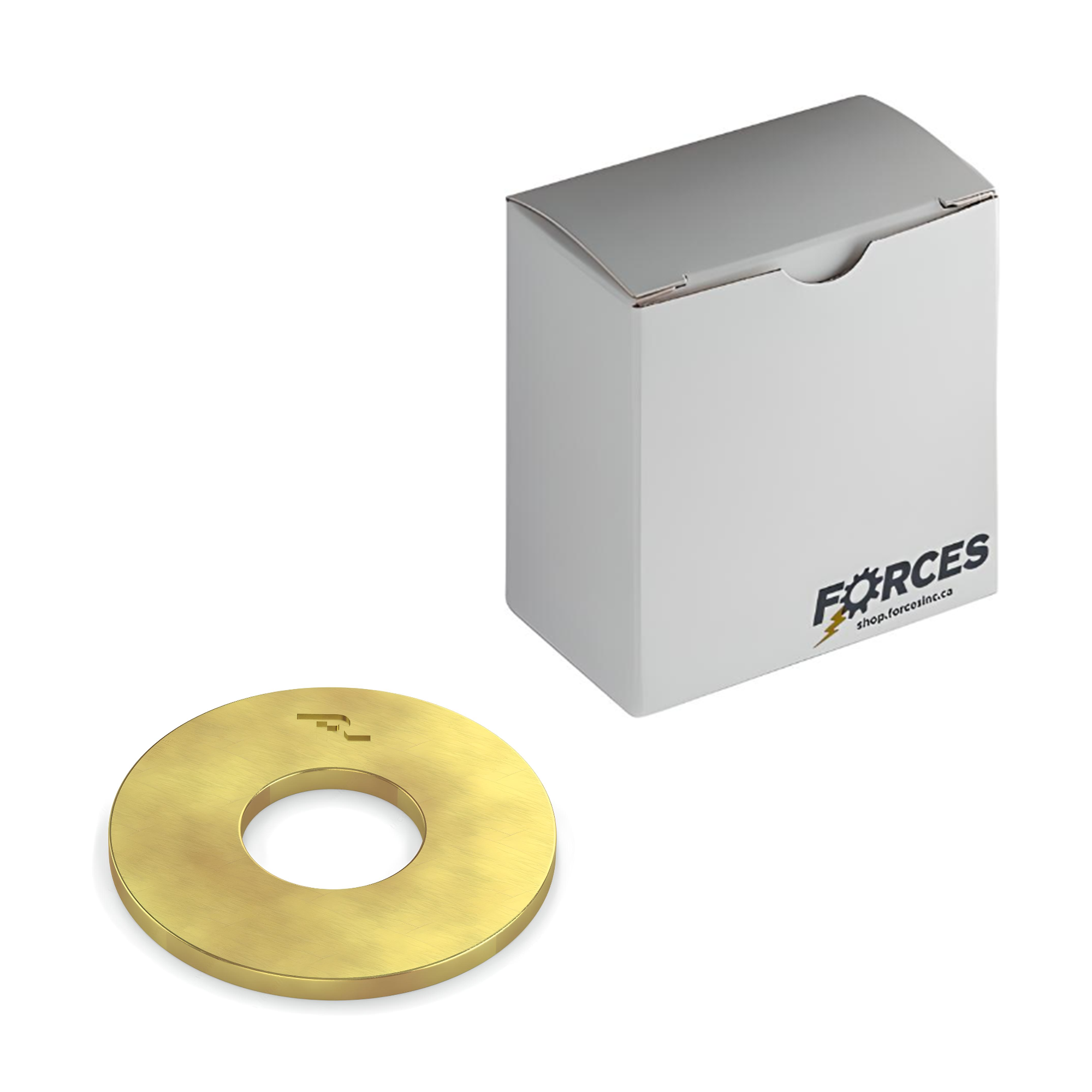 USS Flat Washer 1-1/4" x 3.000" O.D. - Yellow Zinc