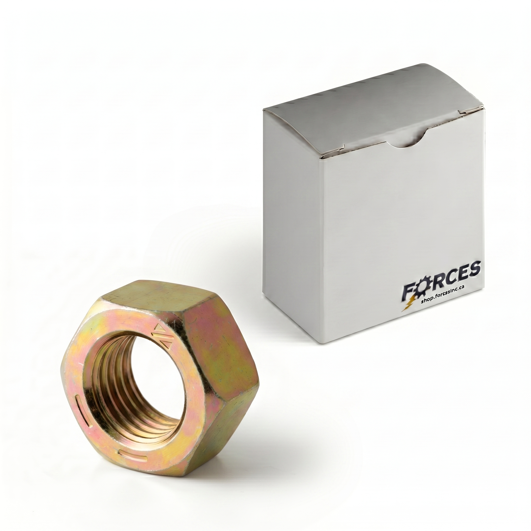 Hex Nut 5/8"-11 - Yellow Zinc Grade 8