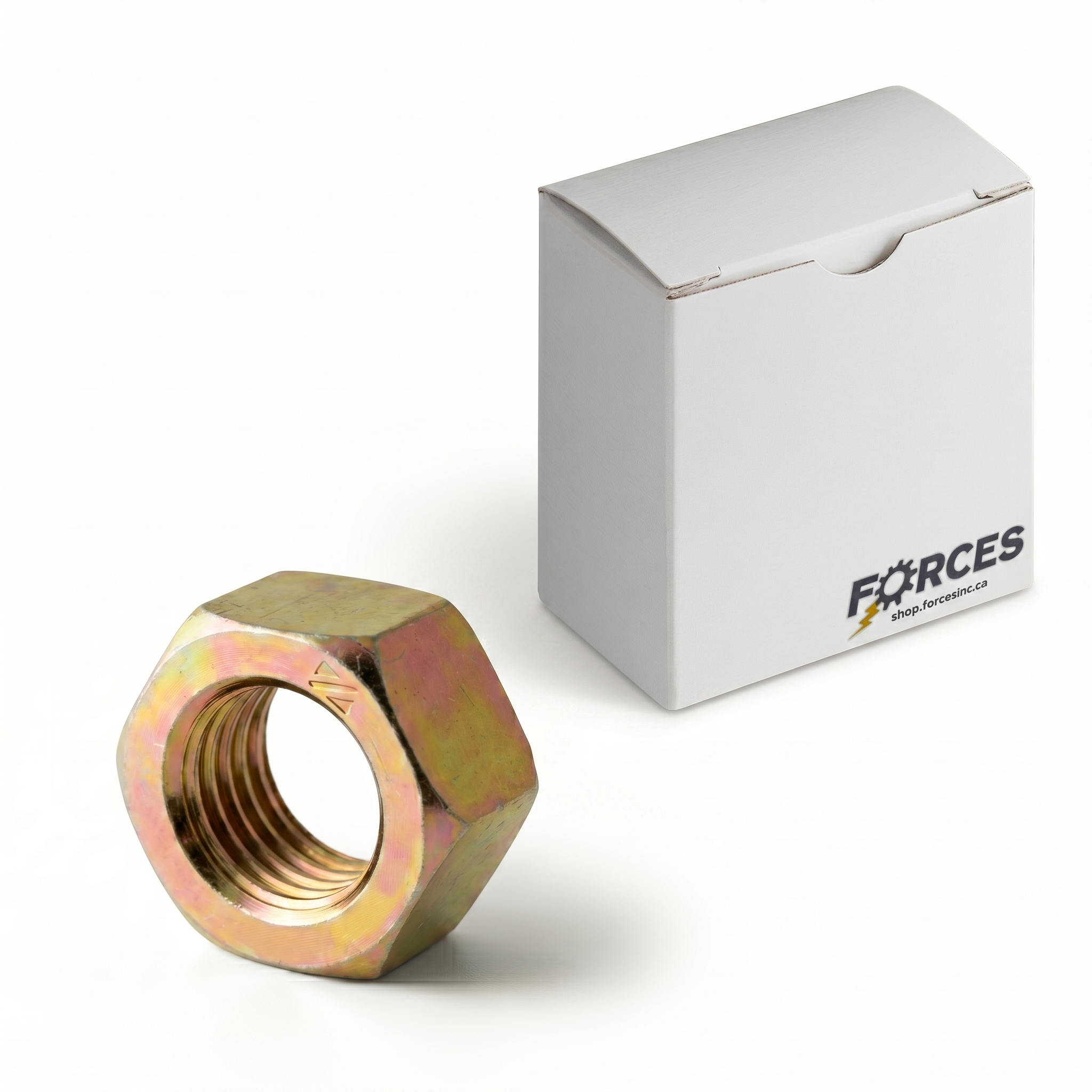Hex Nut 1"-8 - Yellow Zinc Grade 2