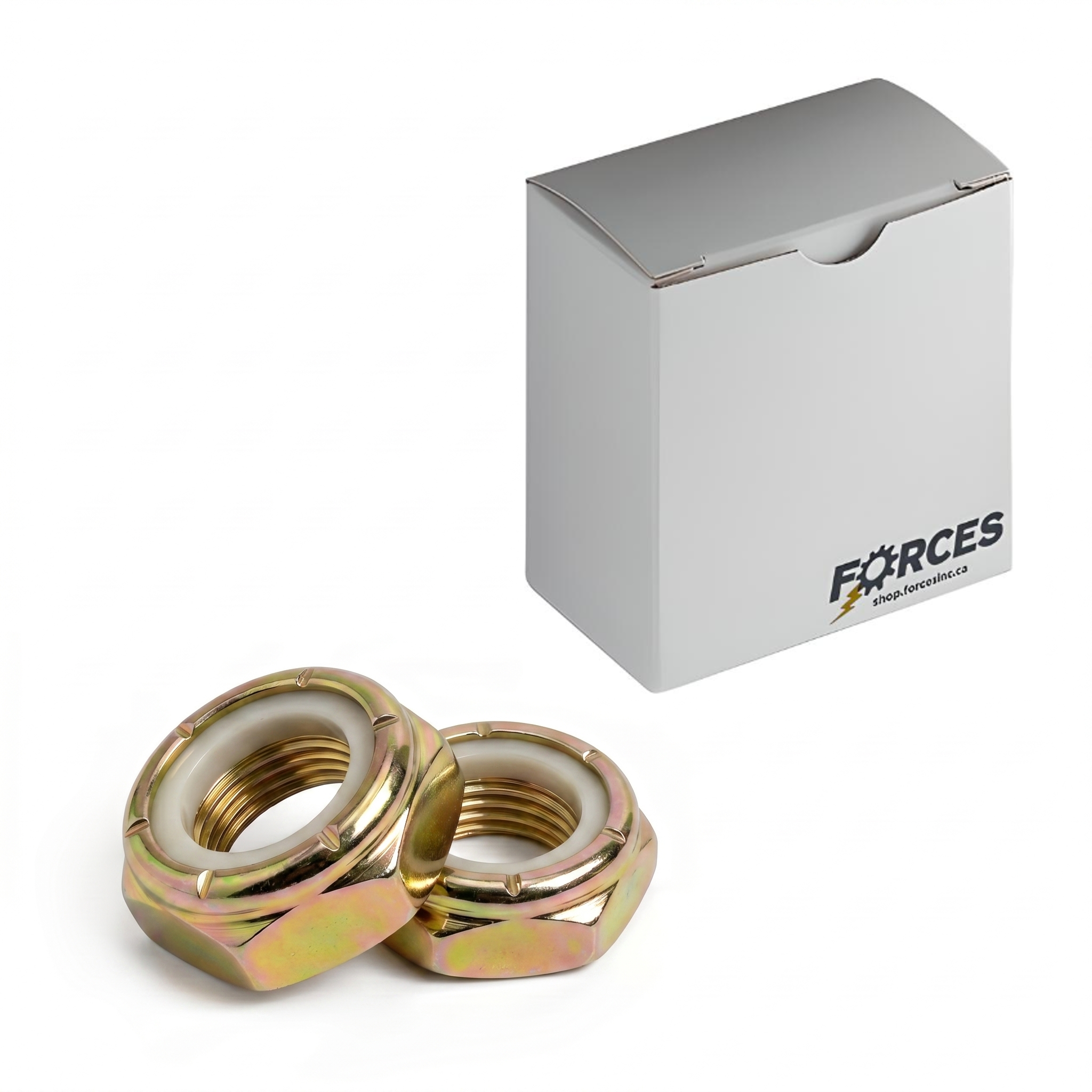 Hex Jam Nylon Insert Locknuts (NTM/NTE) Series 5/16"-18 - Yellow Zinc Grade A