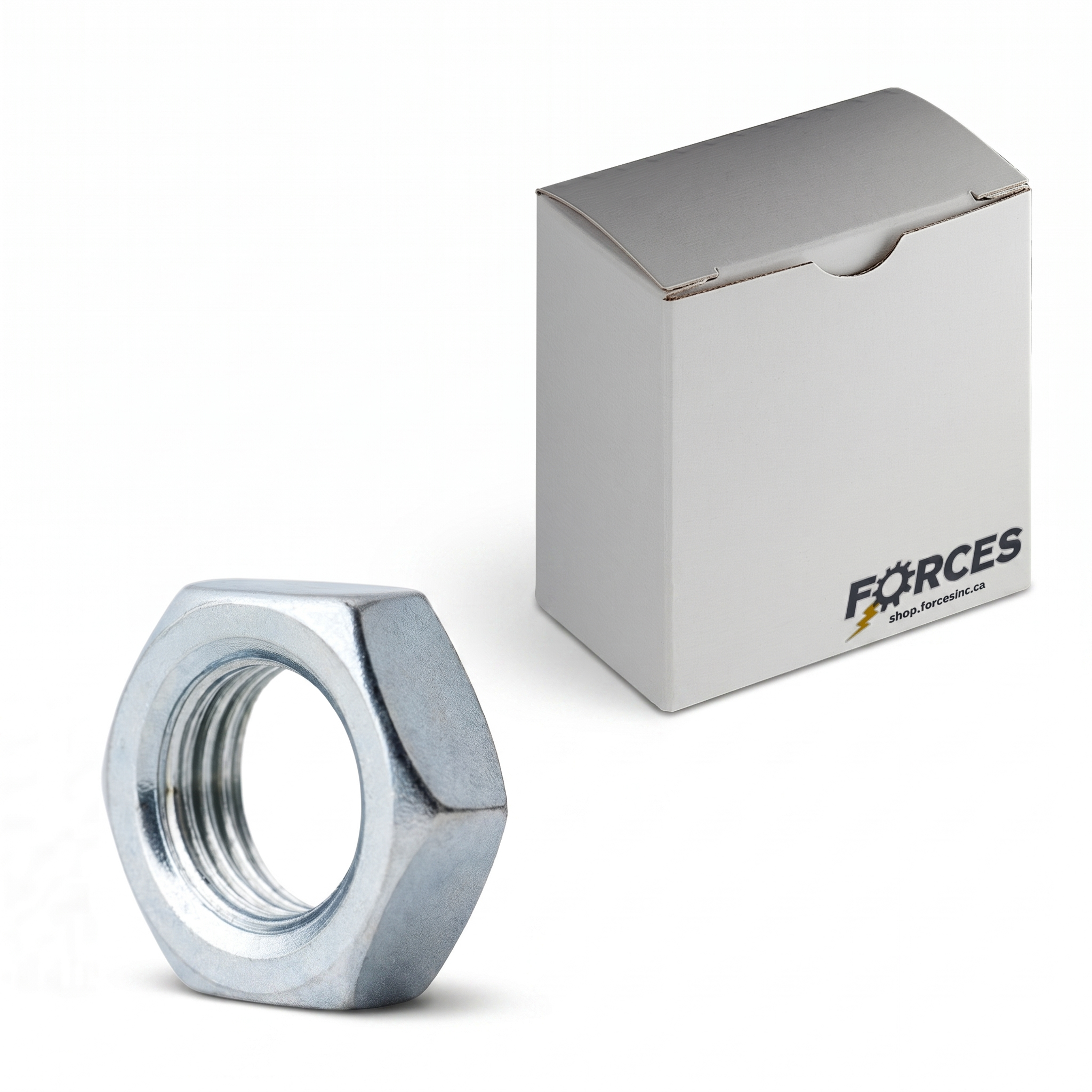 Hex Jam Nut 5/16"-18 - Zinc Plated A563 Grade A