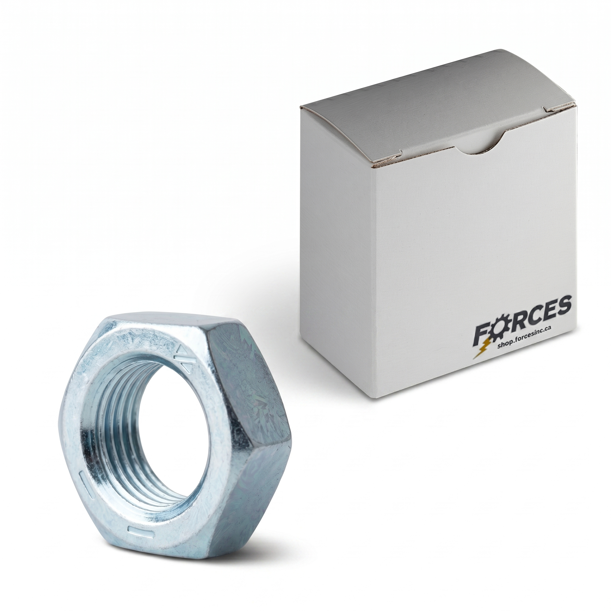 Hex Jam Nut 2"-4-1/2 - Zinc Plated Grade 5