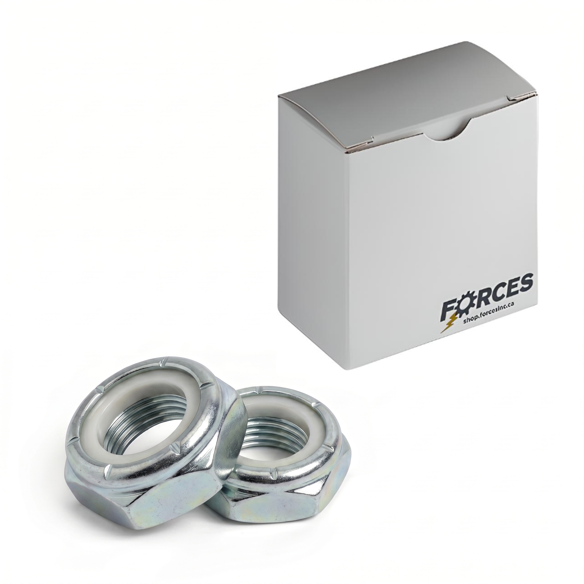 Hex Jam Nylon Insert Locknuts (NTM/NTE) Series 1"-14 - Zinc Plated Grade A