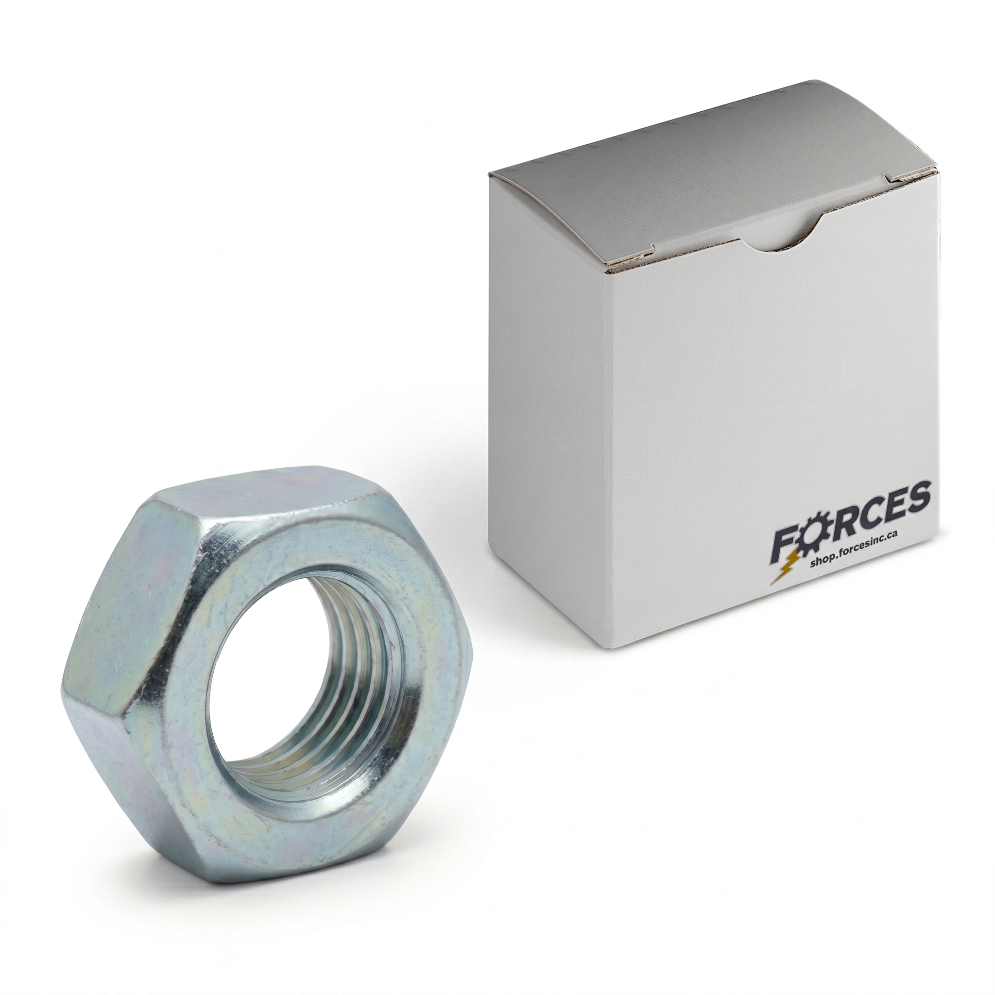 Hex Machine Screw Nut #12-28 - Zinc Plated