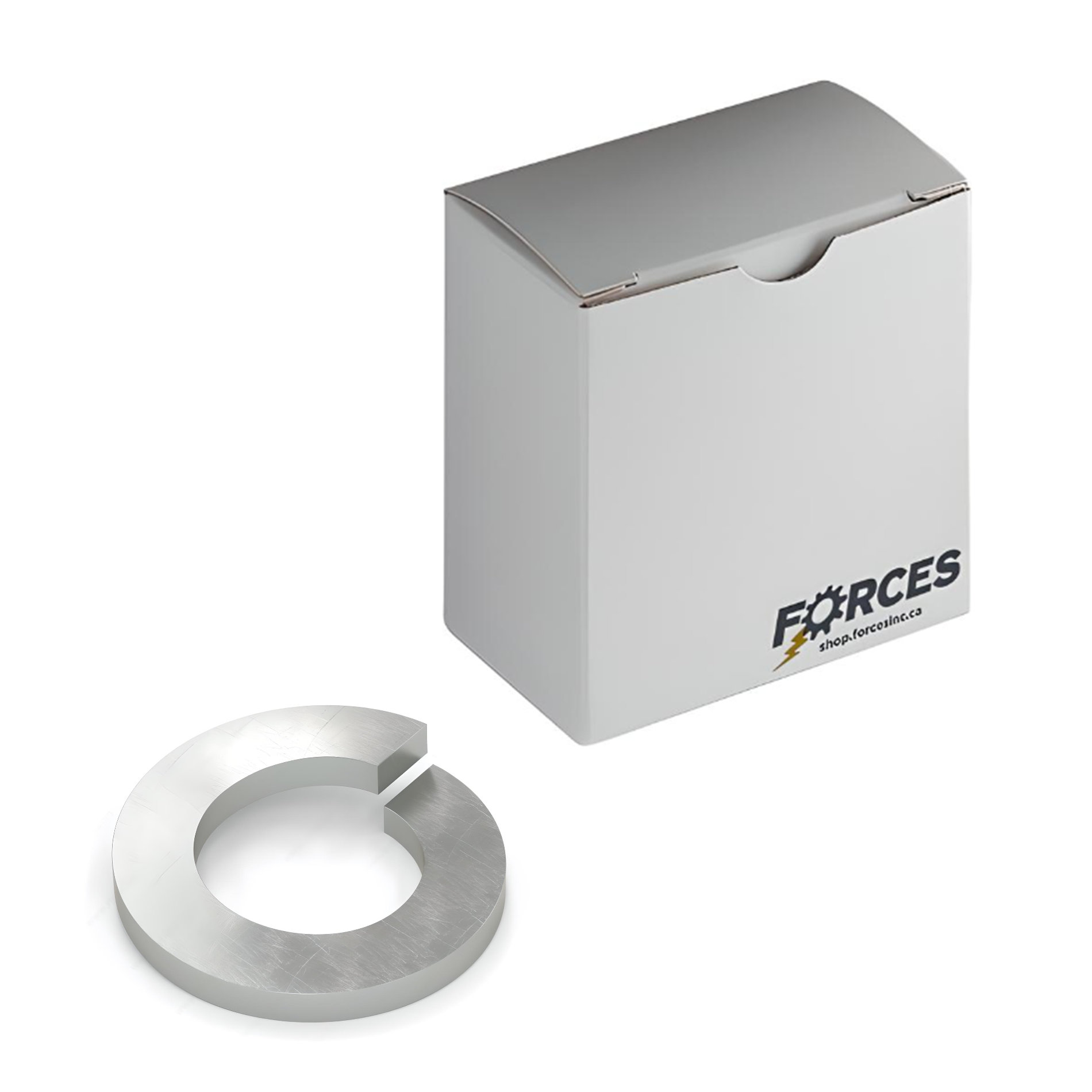 Regular Spring Lock Washer #4 - Zinc Plated