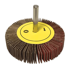 Flap wheel 1" x 1/2" x 1/4" Shank Grit 120 Ceramic - Forces Inc