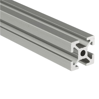 1" x 1" Smooth T-Slotted Aluminum Extrusion