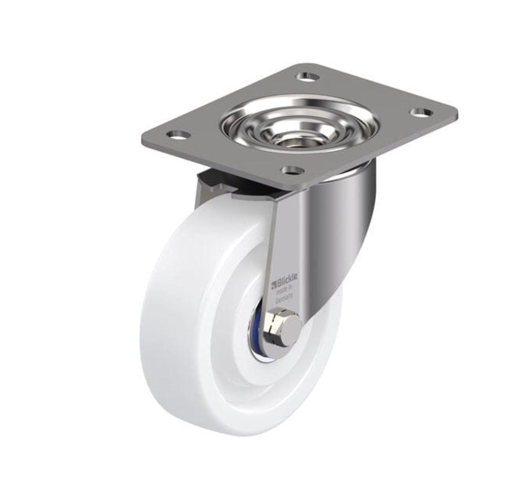 Heavy Duty Nylon Caster 5" x 1-9/16" Swivel, 770 Lbs Load Model: LKX-SPO 125XK-3 - Forces Inc